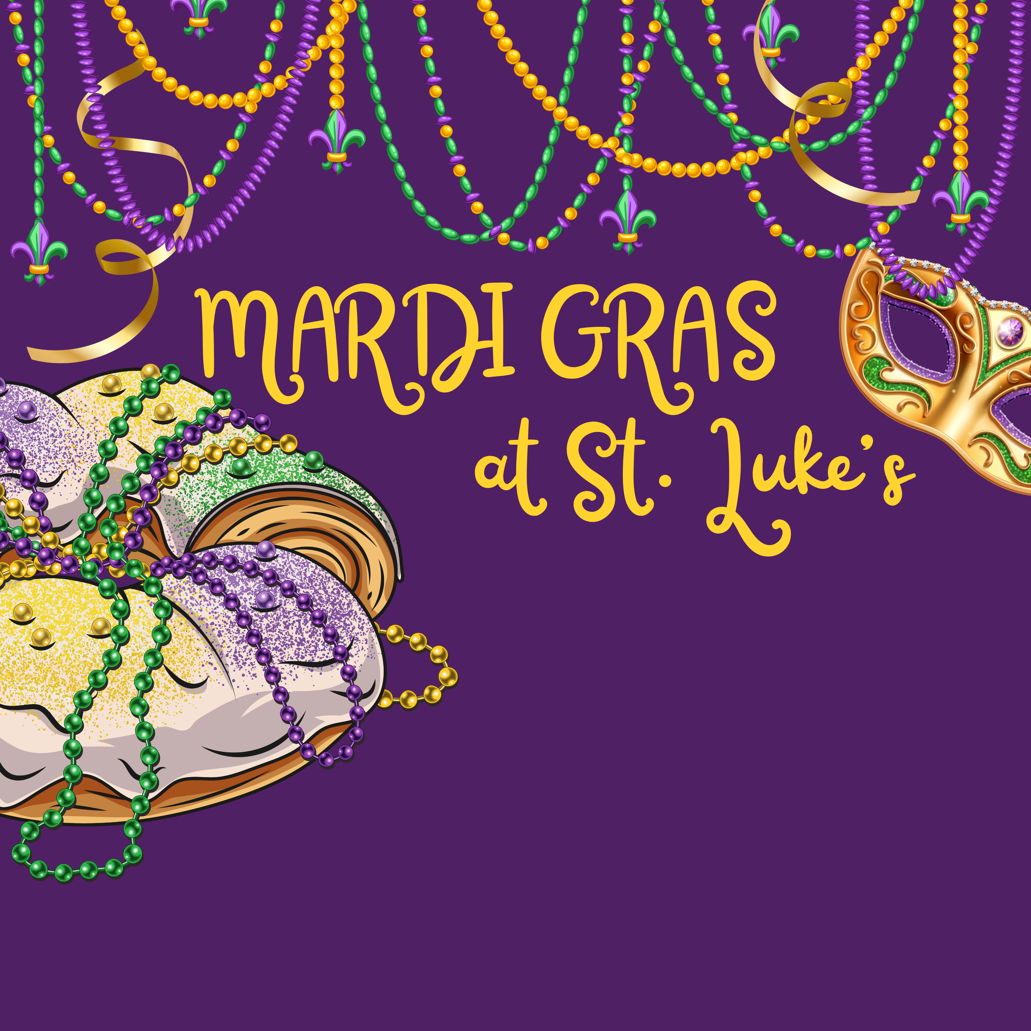 mardis gras at St. Luke's