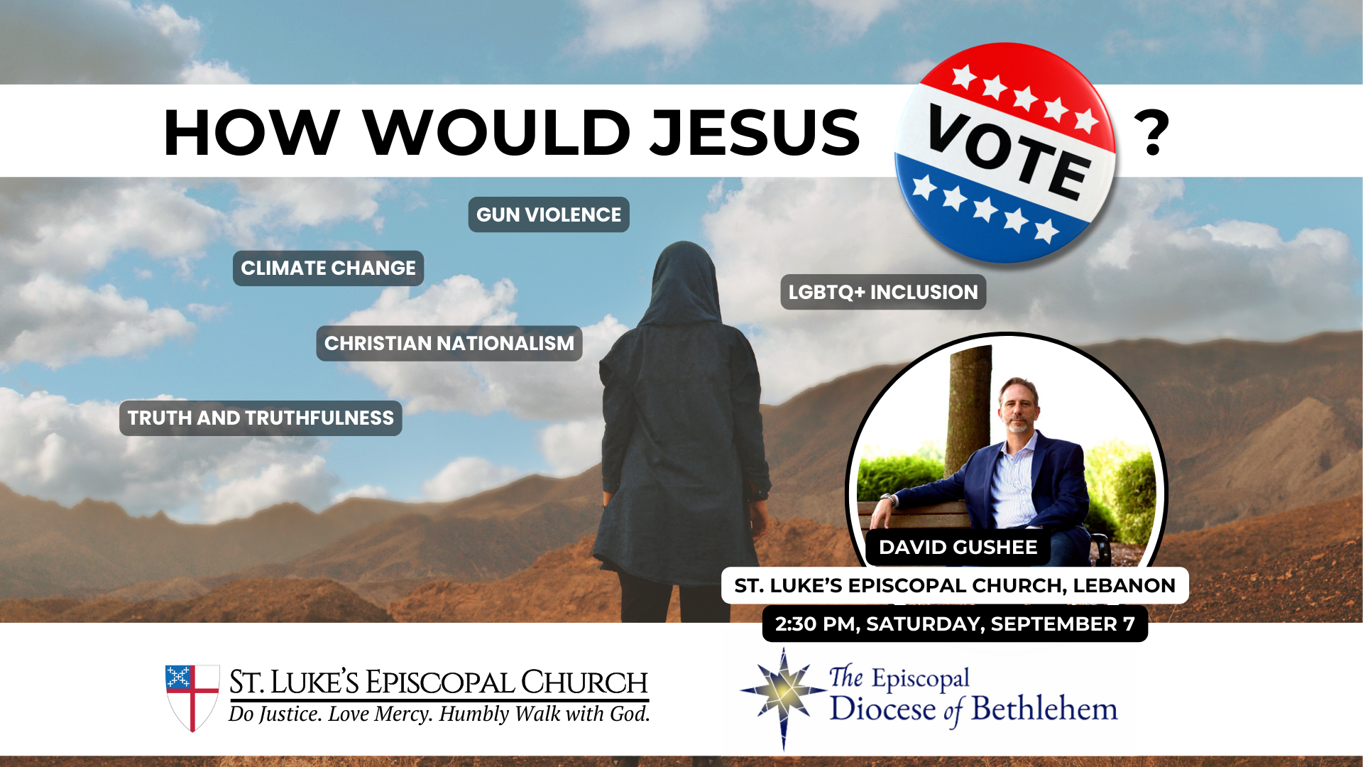 How Would Jesus Vote? David Gushee, Sept 7 at 2:30 PM