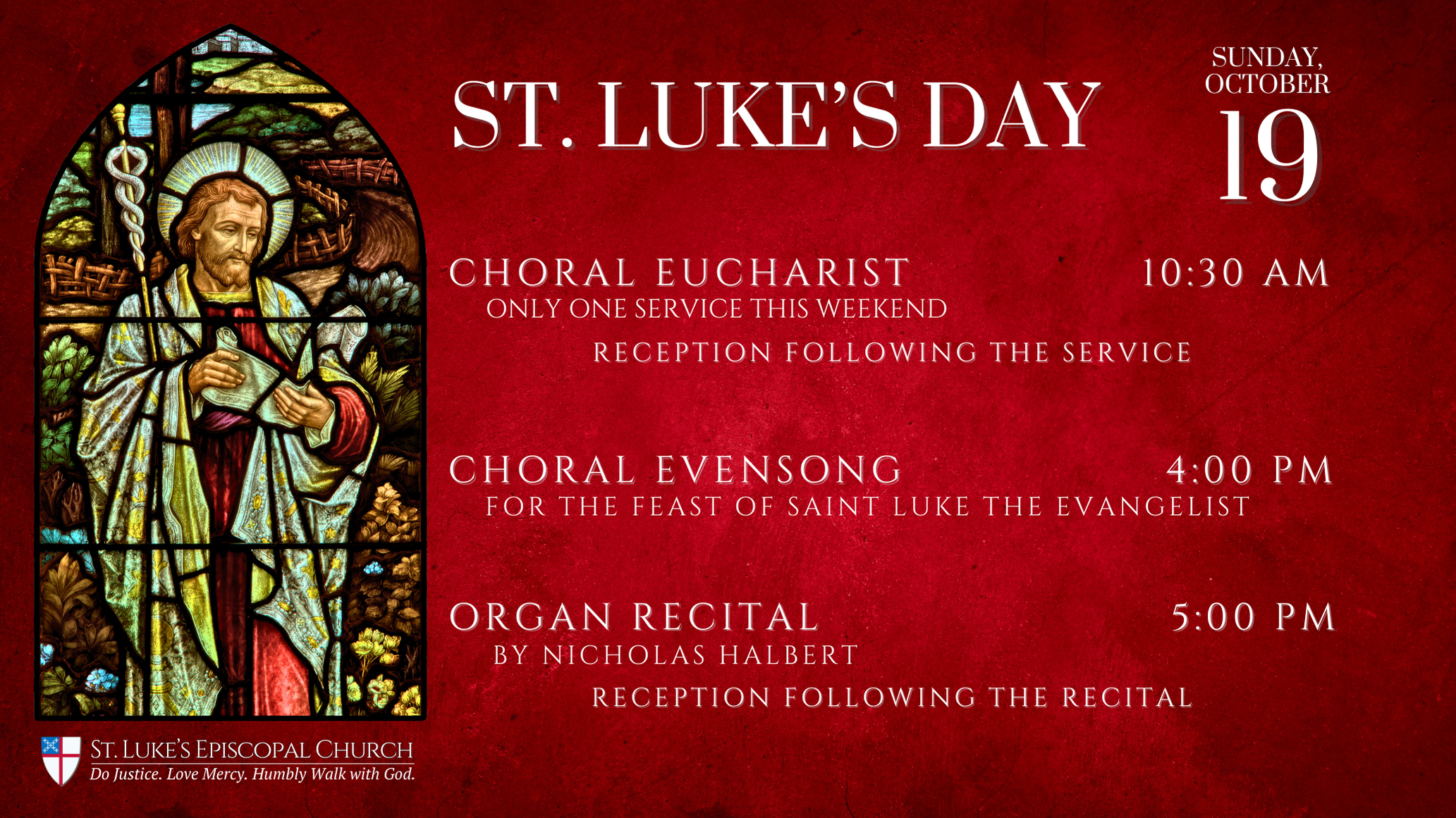 St. Luke's Day October 19