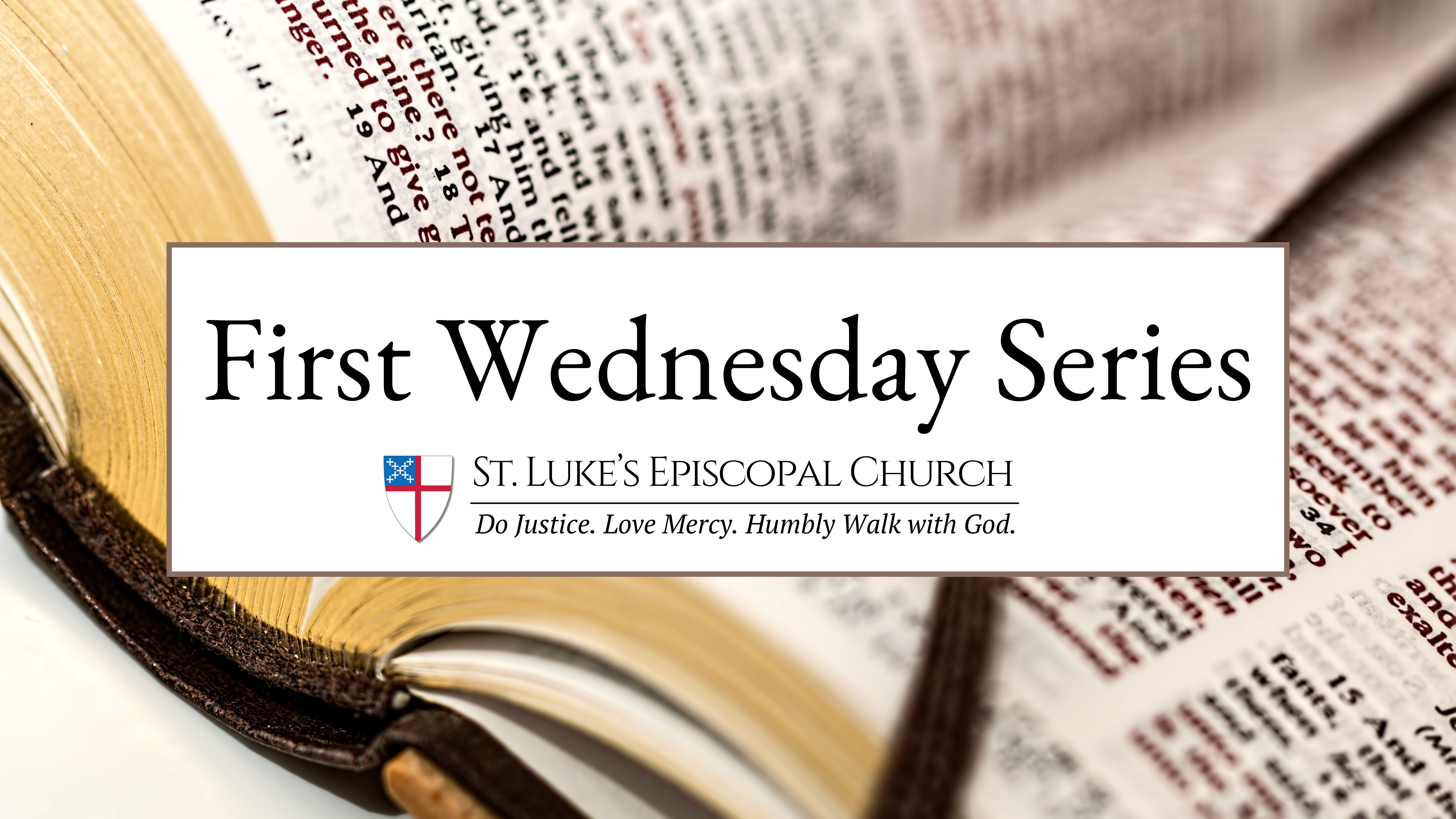 First Wednesday series